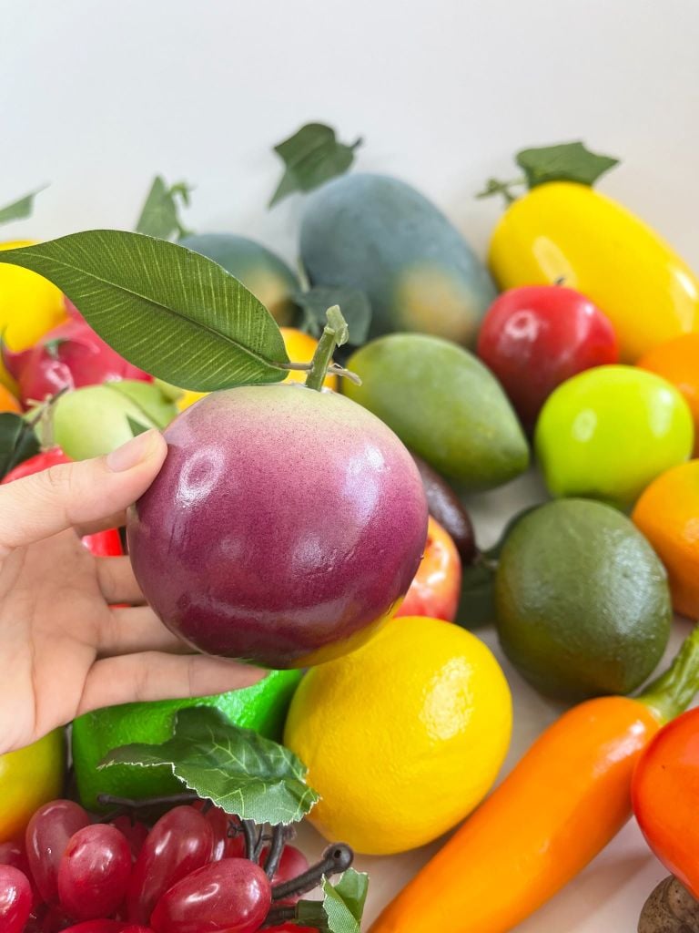 Mô hình trái cây giả trang trí khu vui chơi, trái cây giả decor khu vui chơi giải trí siêu thị - Nhiều loại