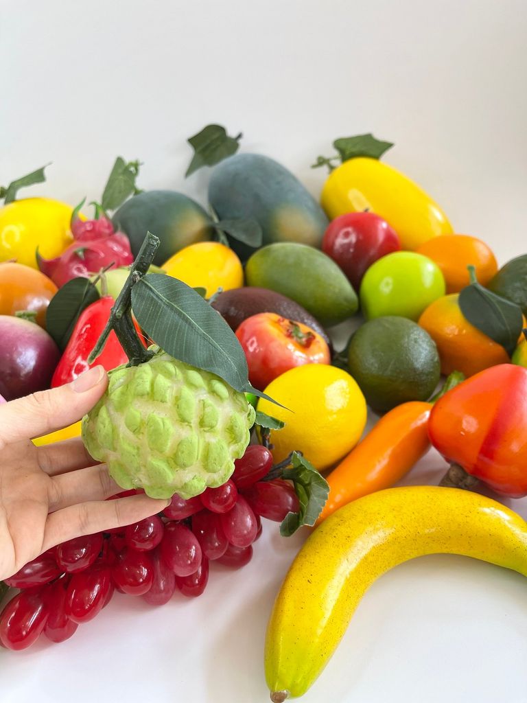 Hoa quả nhựa chưng bàn thờ, trái cây giả đặt trang trí đền chùa, am miếu ngoài trời bền đẹp - Loại VIP đặc ruột, giống thật 99.99%