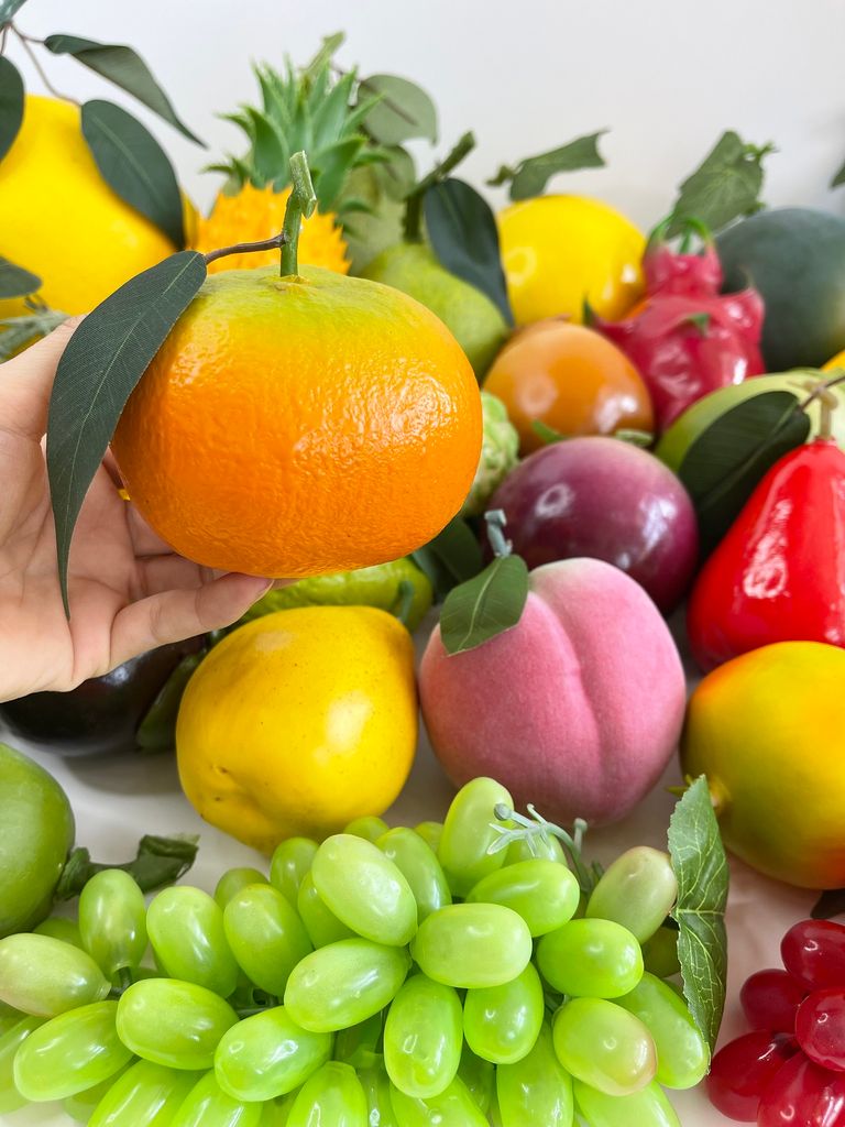 Hoa quả nhựa chưng bàn thờ, trái cây giả đặt trang trí đền chùa, am miếu ngoài trời bền đẹp - Loại VIP đặc ruột, giống thật 99.99%