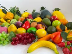 Mô hình trái cây giả dùng cho trường học, giáo cụ dạy học trái cây giả mô phỏng như thật
