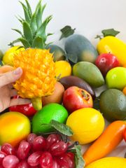 Trái Thơm giả đẹp như thật, trái cây giả cao cấp loại xịn giống thật 99% -  Trái thơm giả trang trí