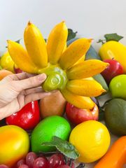 Mô hình trái cây giả trang trí khu vui chơi, trái cây giả decor khu vui chơi giải trí siêu thị - Nhiều loại