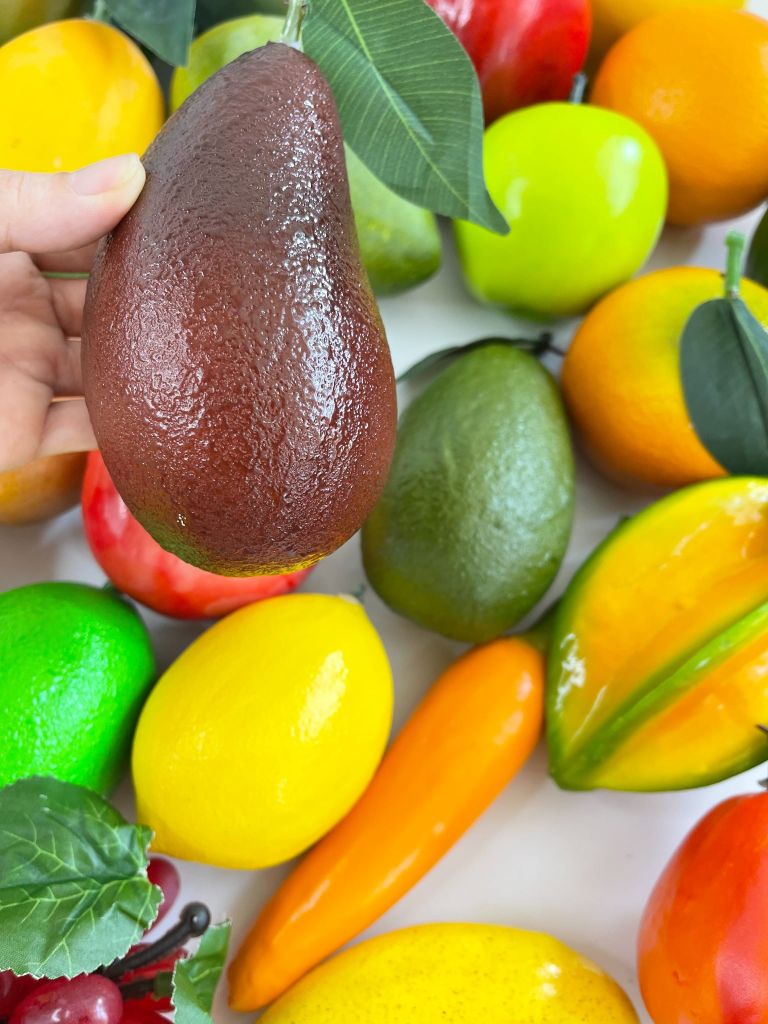 Trái cây giả trang trí xe bán sinh tố hút khách, trái cây giả chưng quầy nước ép xe sinh tố trái cây - Loại xịn bền