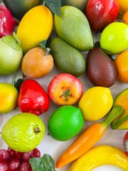 Mô hình trái cây giả dùng cho trường học, giáo cụ dạy học trái cây giả mô phỏng như thật