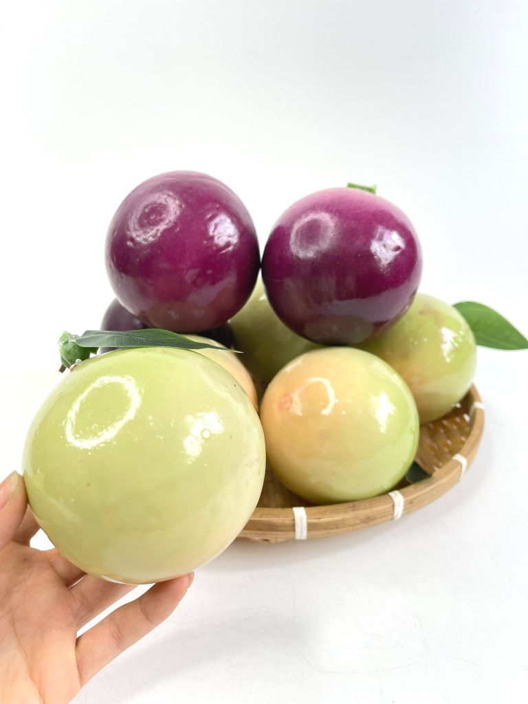 Quả vú sữa giả giống thật, trái cây giả cao cấp quả vú sữa loại xịn giống thật 99%