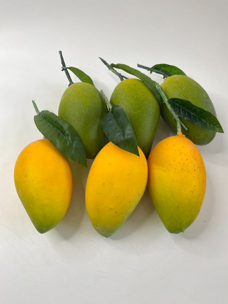 Trái Xoài giả đẹp như thật, trái cây giả cao cấp loại xịn giống thật 99% -  Quả xoài giả