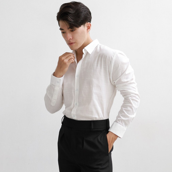  White Linen Shirt 