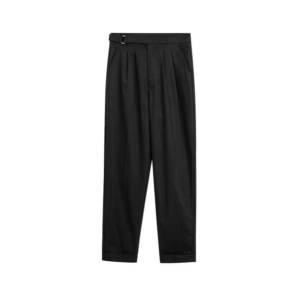  Black Linen Trousers 