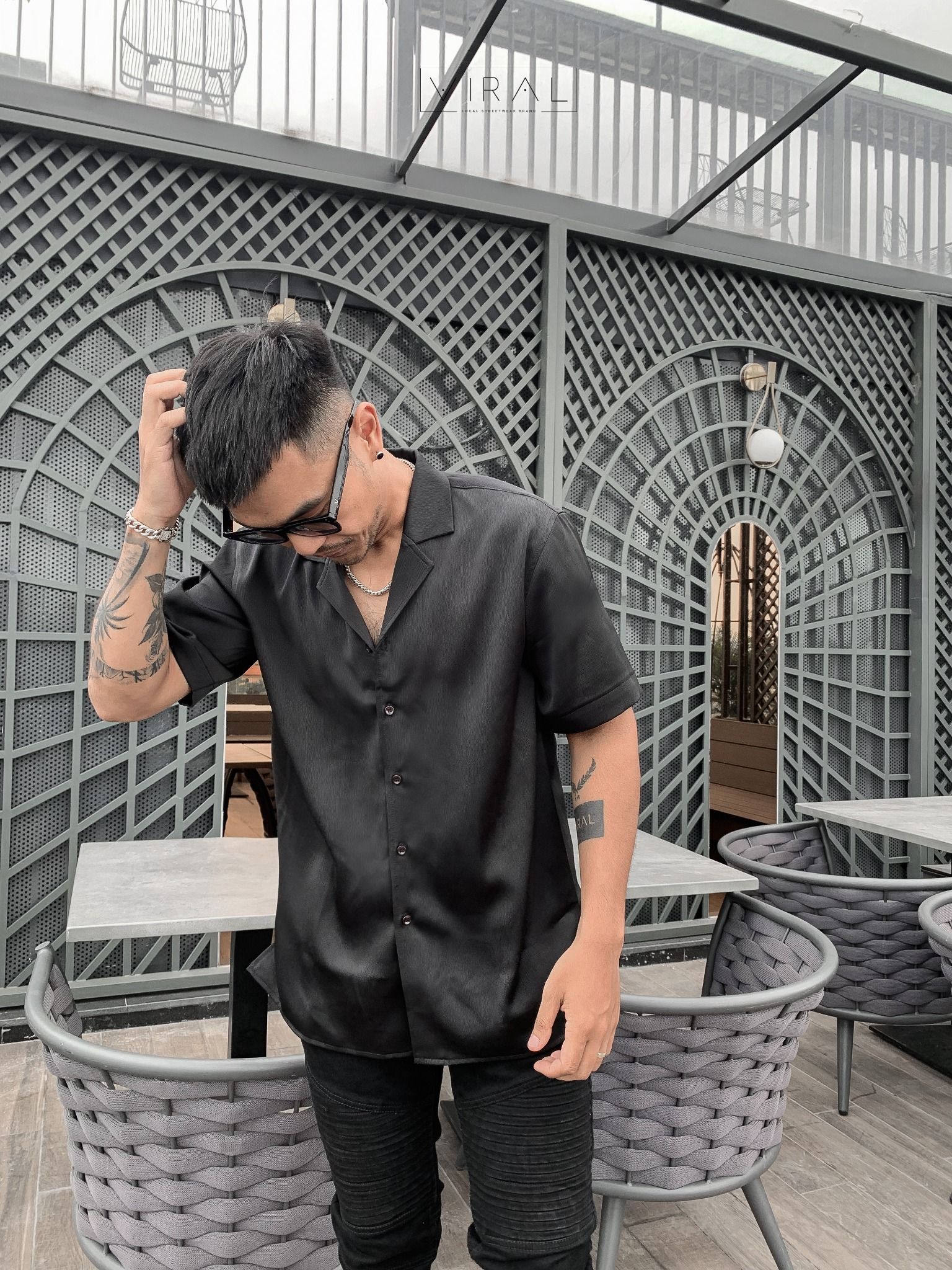 Silk cuban shirt Clearance