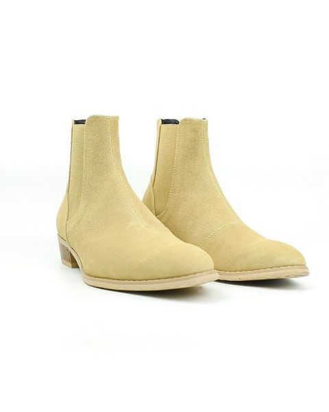  Beggie Suede Stitch Chelsea Boots 