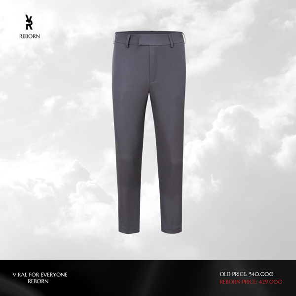  Light Grey Strap Trousers 