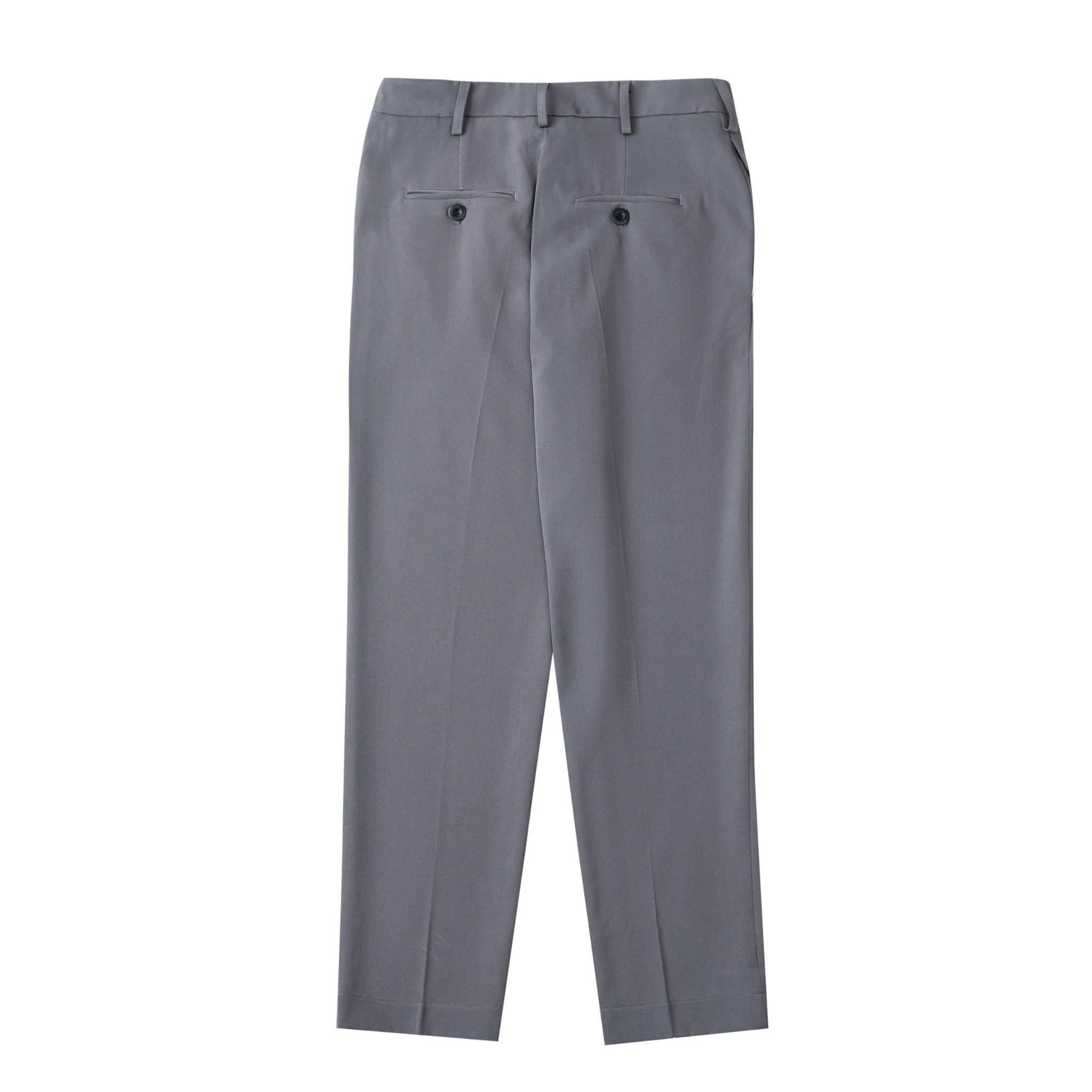 Light Grey Strap Trousers VIRALCLOTHING