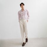  Cream White Linen Trousers 