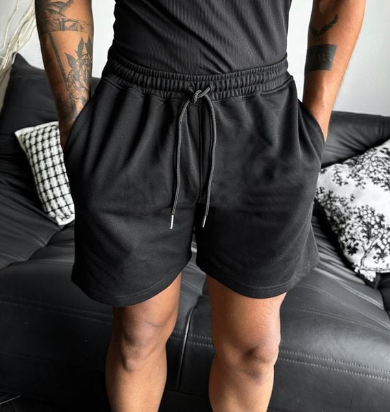  Black French Terry Shorts II 