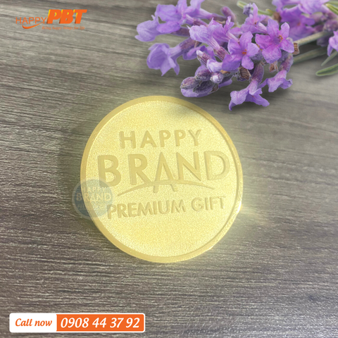  Huy Hiệu Mạ Vàng  - HAPPY BRAND 