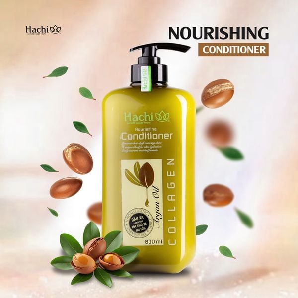 Dầu xả HACHI VIETNAM ® phục hồi hư tổn ARGAN - Nourishing Conditioner