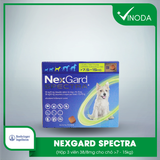 Viên nhai NEXGARD SPECTRA phòng và trị NỘI NGOẠI kí sinh trùng