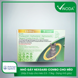 NHỎ GÁY TOÀN NĂNG NEXGARD COMBO CATS