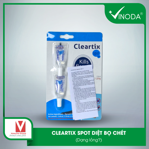 CLEARTIX SPOT DIỆT BỌ CHÉT TRÊN CHÓ