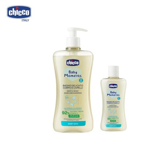 Sữa tắm gội Chicco chiết xuất yến mạch 0M+