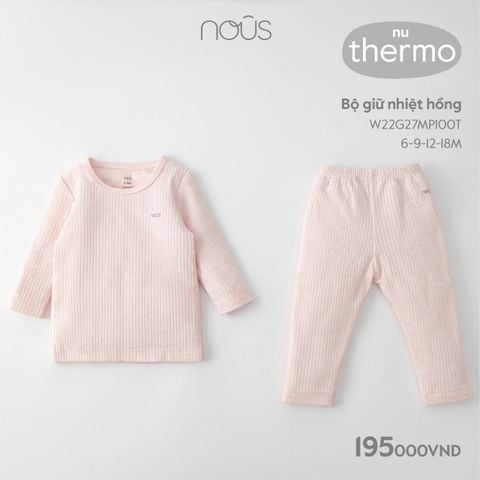 Bộ giữ nhiệt Nous Thermo ( hồng/xanh lá/ghi )