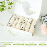 Khăn sữa xô nhăn cao cấp Mipbi - 2 lớp