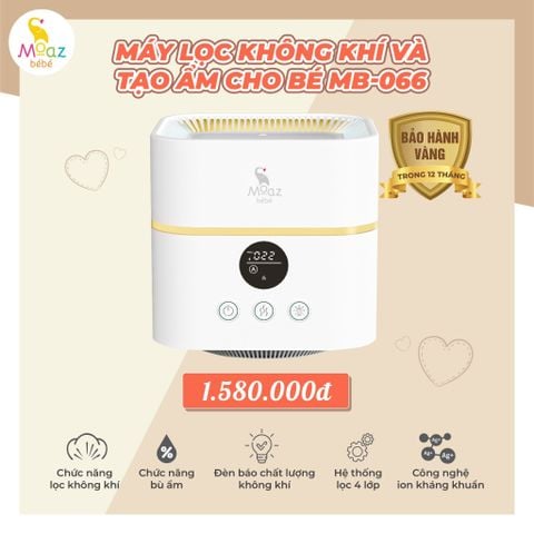 MÁY LỌC KHÔNG KHÍ VÀ TẠO ẨM MOAZ BÉBÉ MB-066