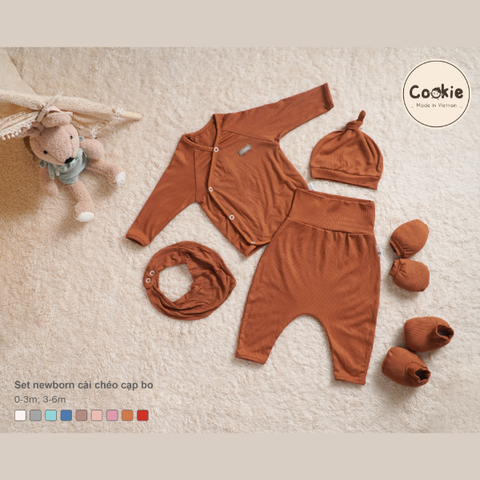 SET newborn cài chéo cạp bo Cookie
