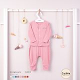 Bộ dài tay cài giữa cạp bo Cookie