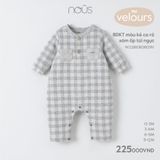 BDKT màu kẻ ca rô xám ốp túi ngực