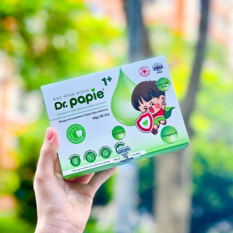 Gạc răng miệng Dr.Papie 1Y+ (30 gói)
