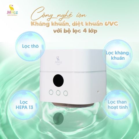 MÁY LỌC KHÔNG KHÍ VÀ TẠO ẨM MOAZ BÉBÉ MB-066