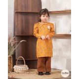 Áo dài đính hoa quần nhung Cookie