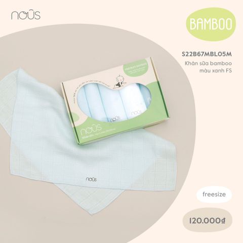 Khăn sữa Nous Bamboo (set 5 khăn)