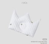 Gối vương miện trắng hoạ tiết oliu size nhỏ