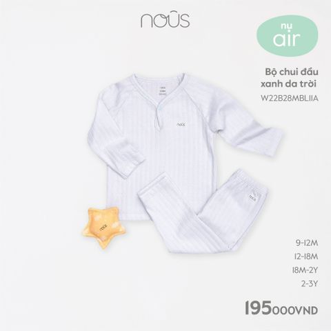 Bộ chui đầu Nous Air xanh da trời