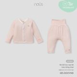 Bộ cài thẳng dài Nous Air cạp lật màu hồng nhạt NB