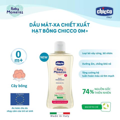 Dầu massage Chicco 0M+