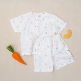 Bộ bổ trụ xô trắng dứa cherry vàng