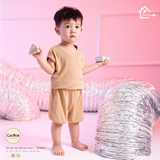 Bộ cộc tay hến bo chun Cookie (0-5 tuổi)