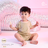 Bộ cộc cổ thuyền phối viền Cookie (0-5 tuổi)
