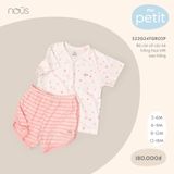 Bộ cài cổ cộc Nous Petit hoạ tiết