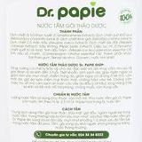 Nước tắm gội thảo dược Dr. Papie