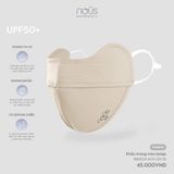 Khẩu trang màu beige UPF50+ Nous