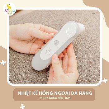 Nhiệt kế hồng ngoại đa năng Moaz BéBé MB024