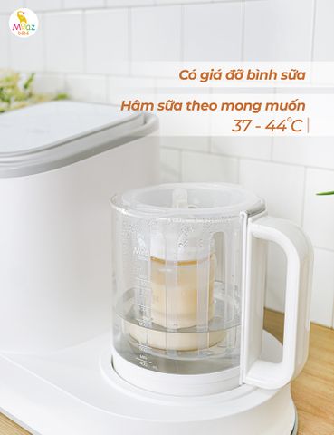 Máy úp bình tiệt trùng UVC kèm bình đun nước đa năng Moaz BéBé MB098