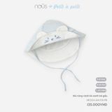 Mũ rộng vành kẻ xanh tai gấu