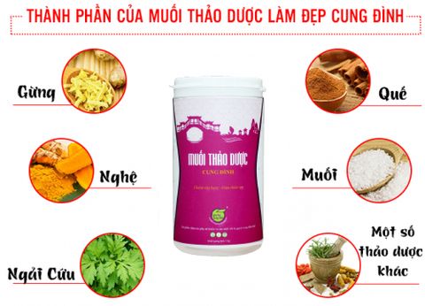 Muối thảo dược Cung Đình Bảo Nhiên