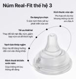 Núm ti Moyuum Hàn Quốc thế hệ 3 - Size 1/2/3/4