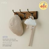 Set phụ kiện mũ màu nâu kèm softtoy gậy và đám mây Nous Party
